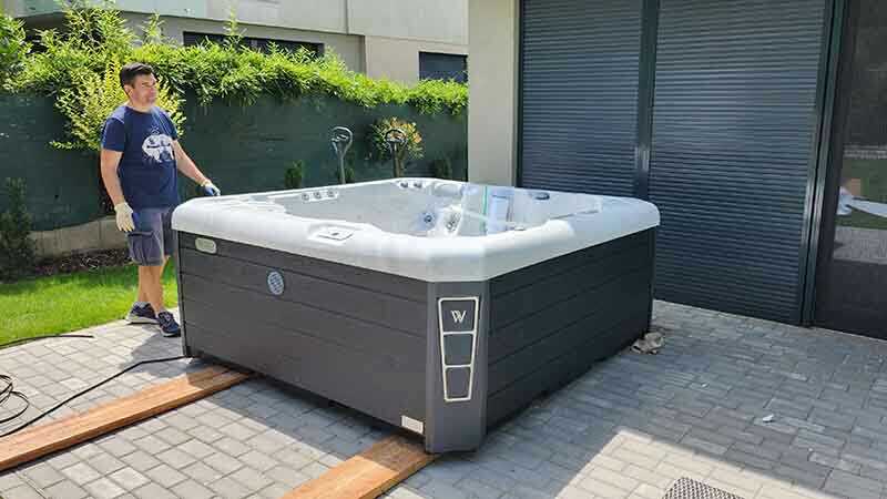 Jakuzzi szállítás sérülésmentesen lakossági környezetben